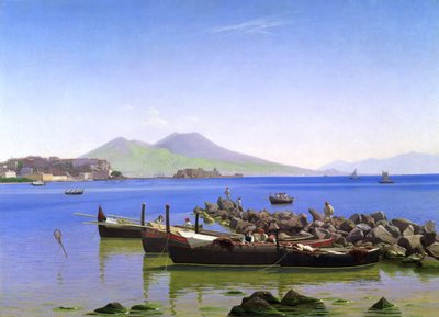 Bay of Naples by Christen Schjellerup Købke